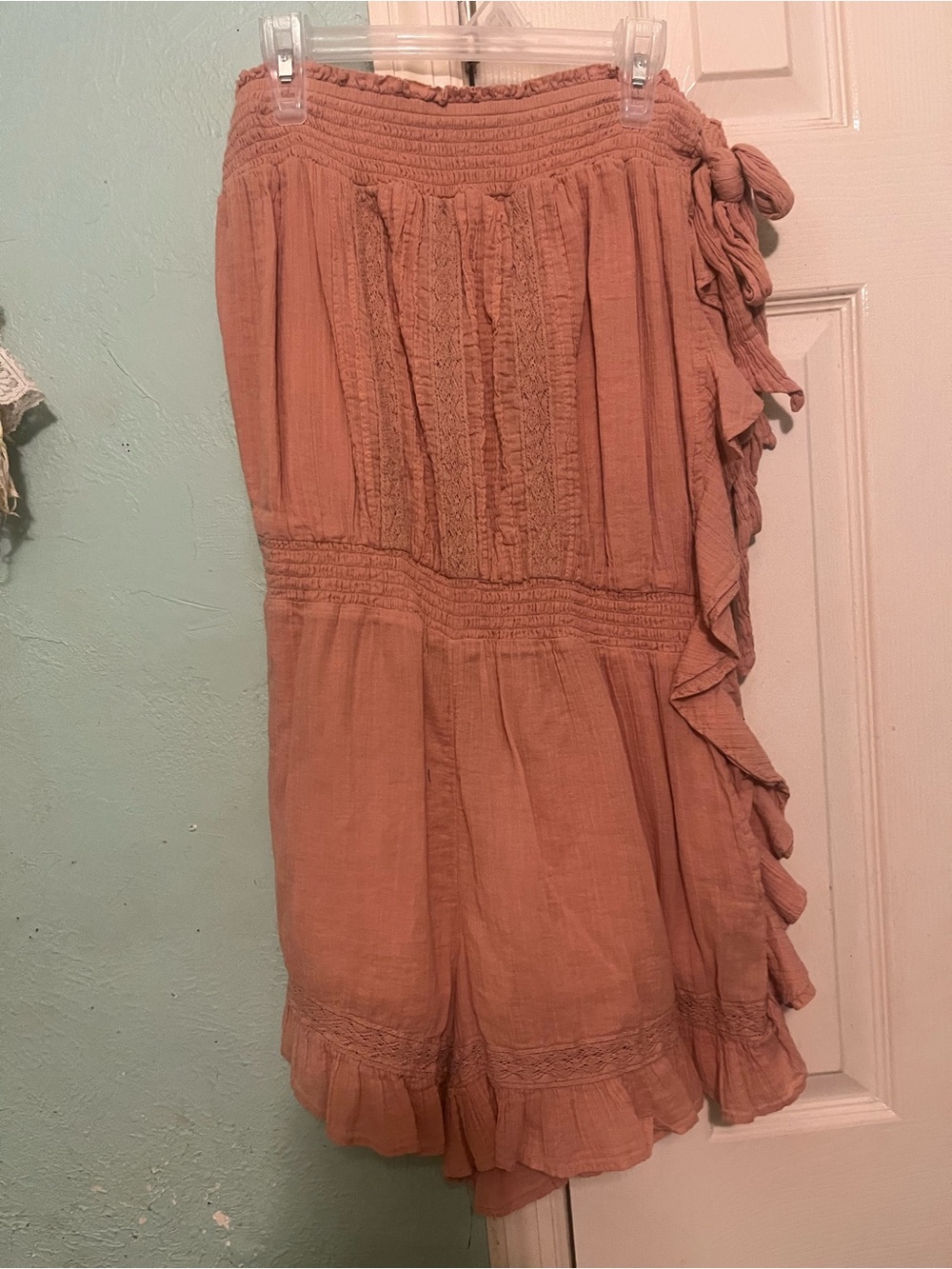 Boho Ruffle Tiered romper